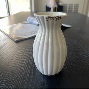 Magenta Irregular Ceramic Porcelain Decorative Vase 1 piece